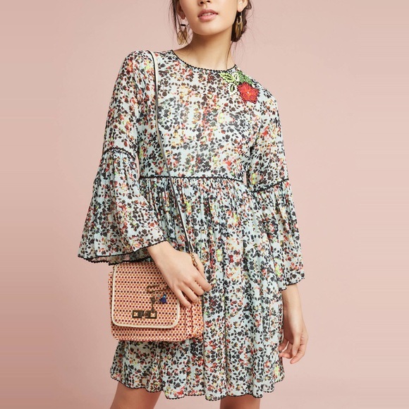 NWT Anthropologie x Bhanuni Embroidered Dress - Picture 2 of 3